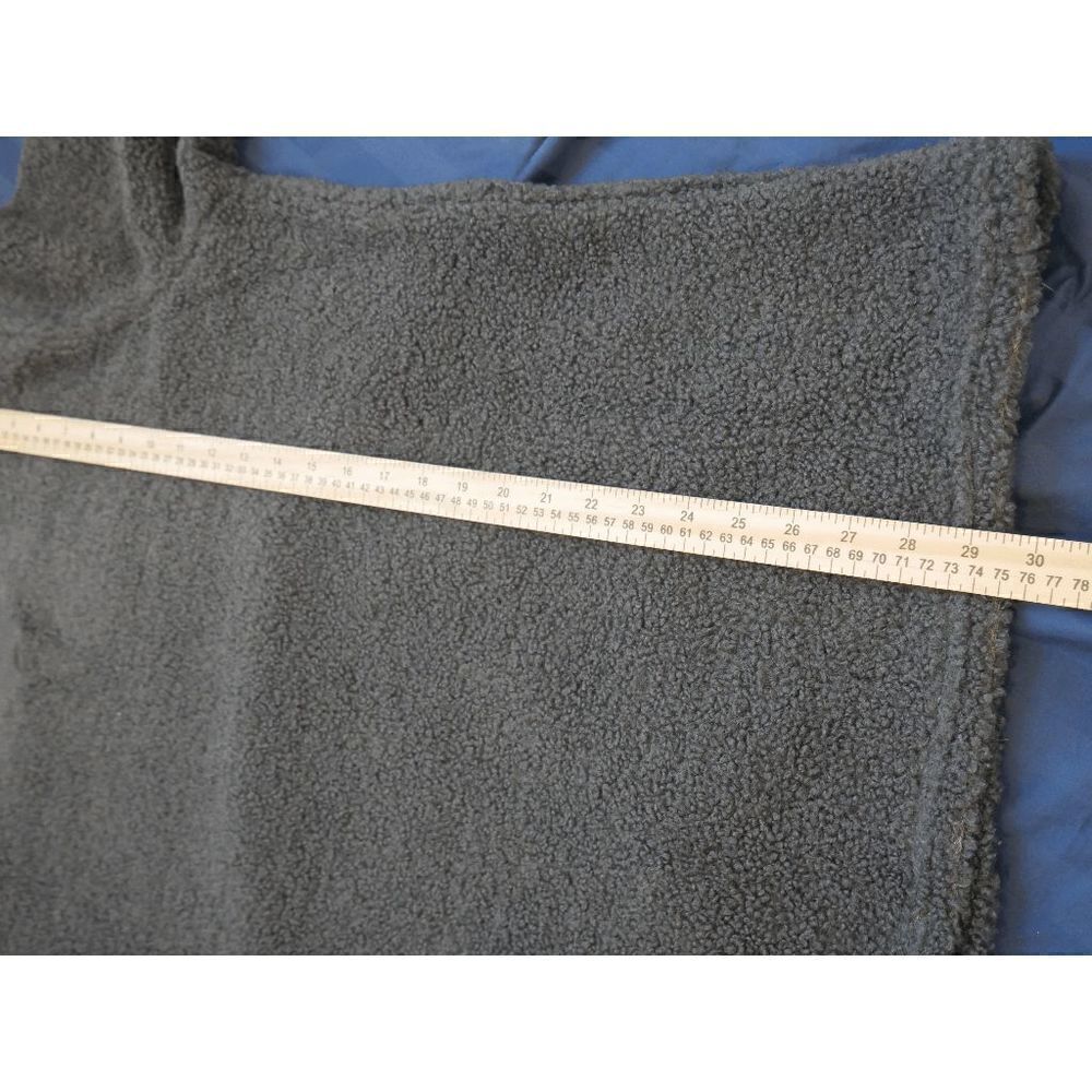 Women's V-neck Long Sleeve Furry Pullover Sweater XL - Picture 4 of 7